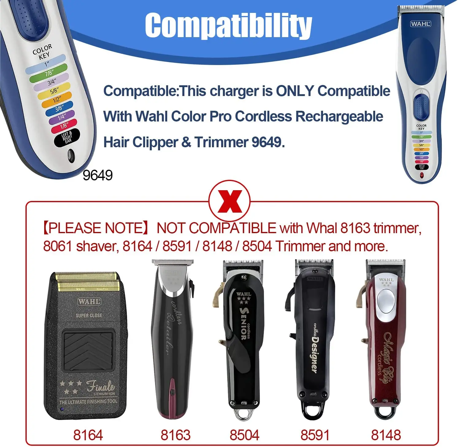 3.5V1A ACアダプター クリッパー充電器 Wahl Color Pro コードレス