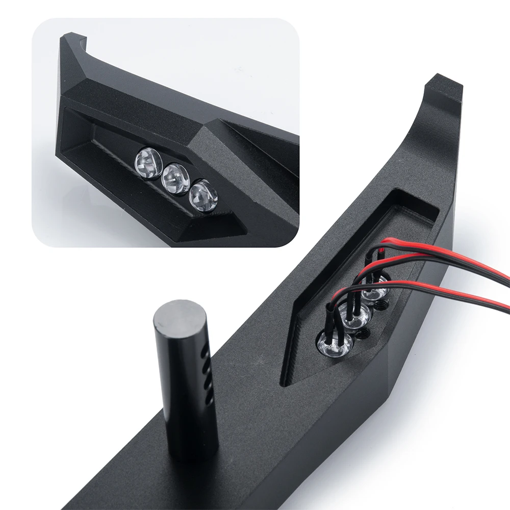 RCGOFOLLOW Paraurti Anteriore RC Parte di Auto Durevole Rc Paraurti Anteriore Per 1/6 SCX6 Crawler RC Parte di Aggiornamento RC Accessori Auto