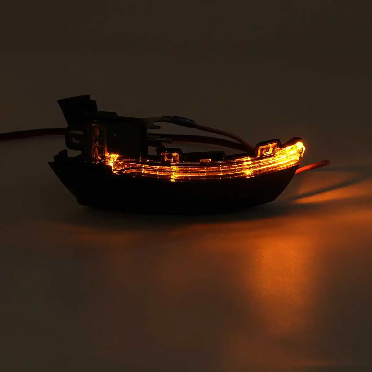 2X Car Mirror Turn Signal LED Side Rearview Mirror Indicator Blinker Light 6R0949101 6R0949102 for-Polo 6R 6C RHD