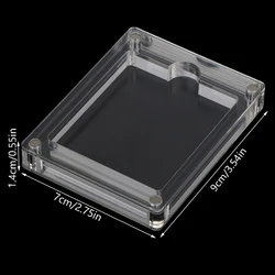 1pc For GB /GBC Accessories Game Cassette Box High Transparent Acrylic Display protection for GAMEBOY Case