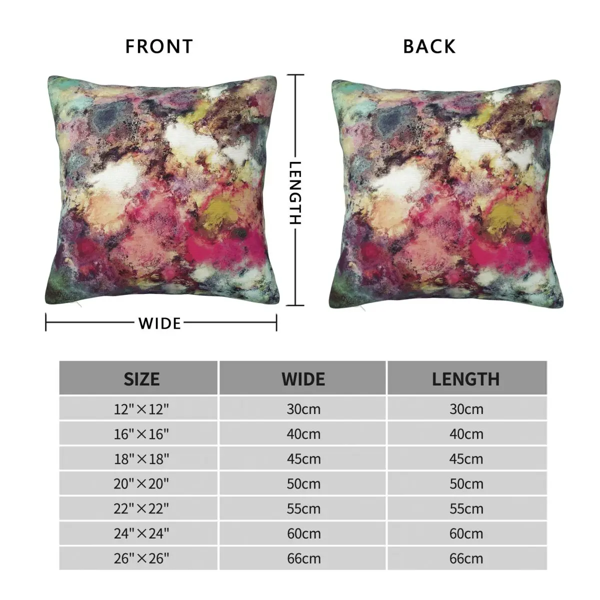 Raspberry Rocks Square Pillowcase Polyester Linen Velvet Pattern Zip Decor Pillow Case Home Cushion Cover