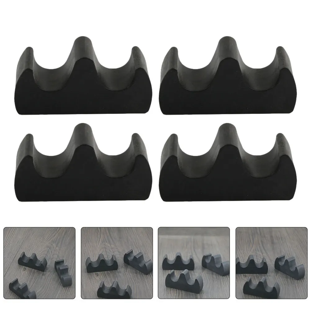 

6Pcs Plastic Calligraphy Brush Pen Holder Simple Design Pen Stand for Line Drawing Writing Brush Storage Stable Base