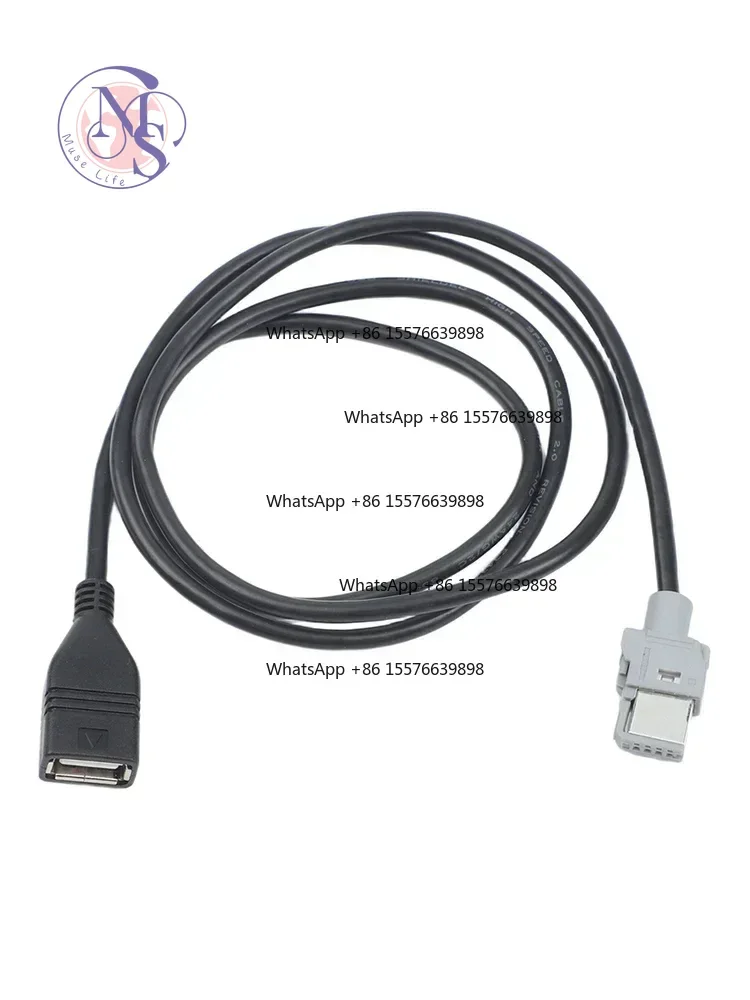ZOCI-FOR-4 Pin Head Unit USB Adapter Cable For Alpine CD Player Replacement Parts