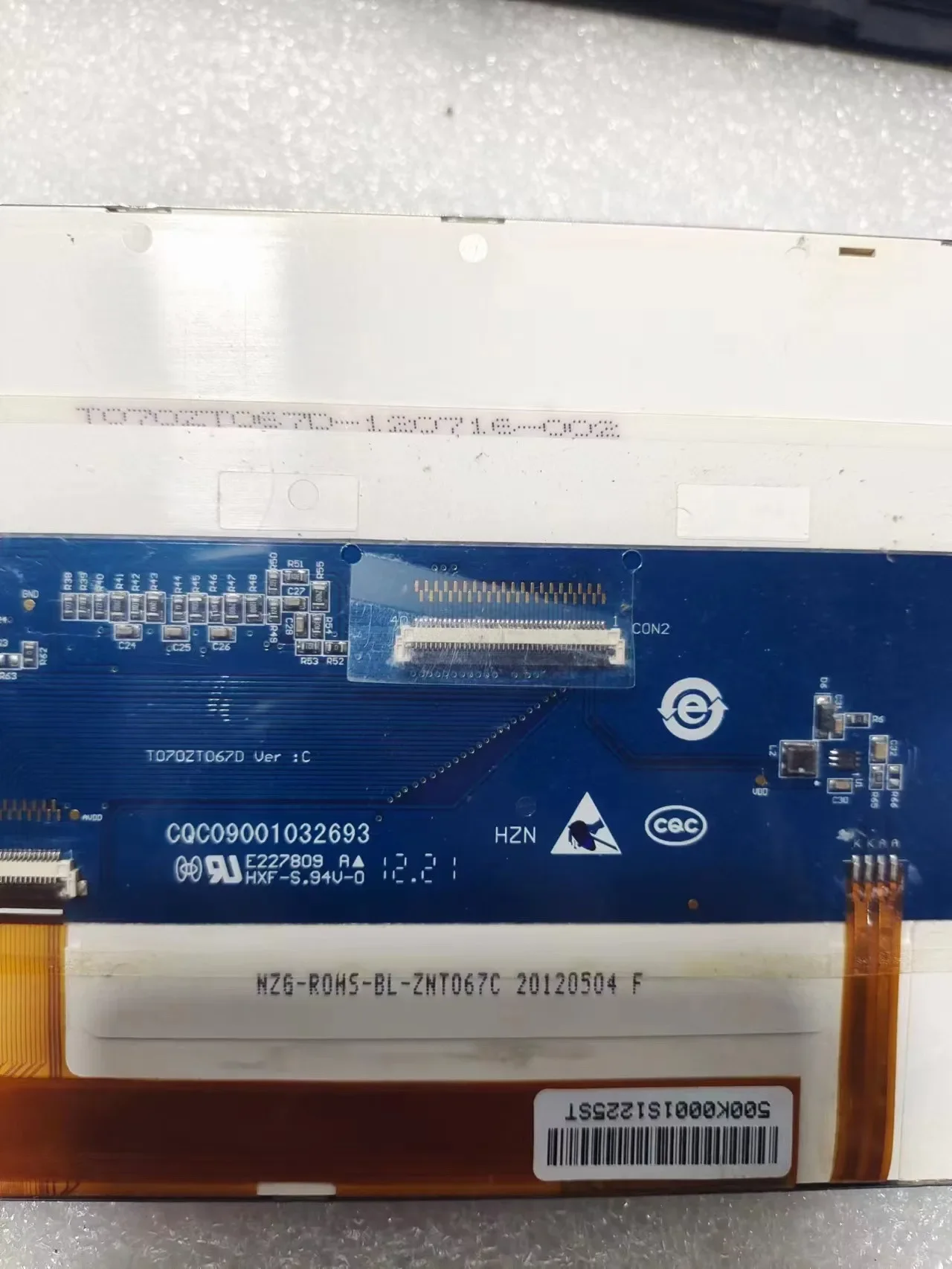 SG070TN83 V.1 T070ZT067D-120716-002 OT085ISWDLV-00 Industrial Control Screen