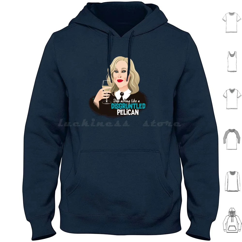 Disgruntled Pelican Hoodies Long Sleeve Alejandro Mogollo Art Alemogolloart Alejandromogolloart Rose Comedy Quotes