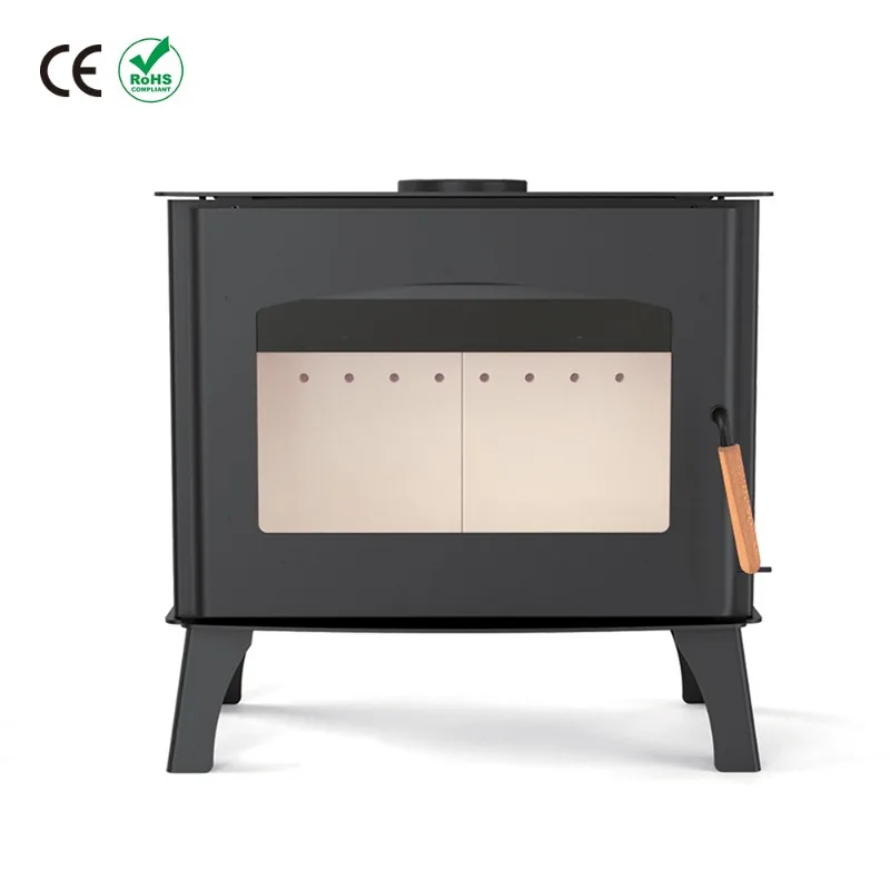 

High Quality Black Steel R1401A 14.1KW Secondary Air Supply Wood Burning Stove Modern Dining Room Heating And Fireplace