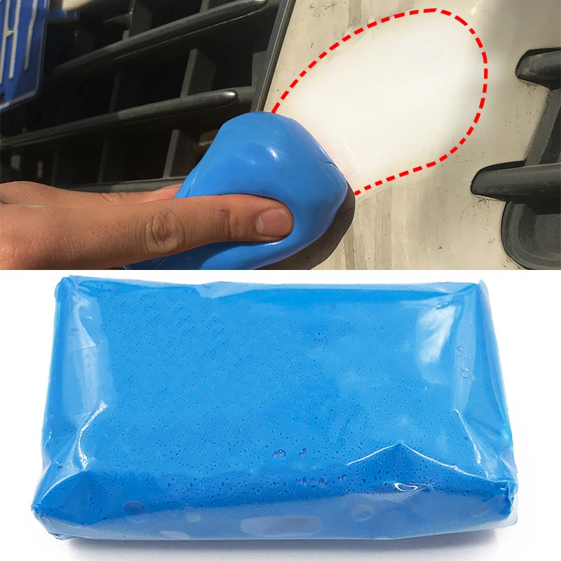 

Car Cleaning Clay Body Guano Rust Stains Grease Removing Brush Blue Cleaner Mud 100g 180g Auto Paint Care Maintenance Tools