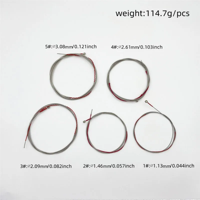 Direct Supply High-quality Electric Bass 4/5-string Strings Velvet Wrapped Ends BASS 4/5 Steel Wire Strings