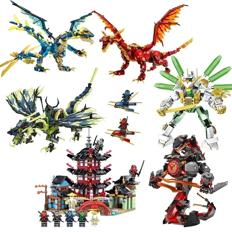 Série NINJA 36 styles, Compatible avec une variété de blocs de construction, blocs de construction pour enfants, jouets éducatifs, cadeaux d'anniversaire