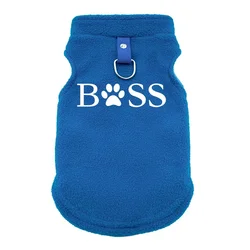 BSS Pet Dog Clothes Autumn Winter Coat Fleece Warm Sweater Vest For Small Chihuahua Bulldog Dogs Jackets Costumes Supplies