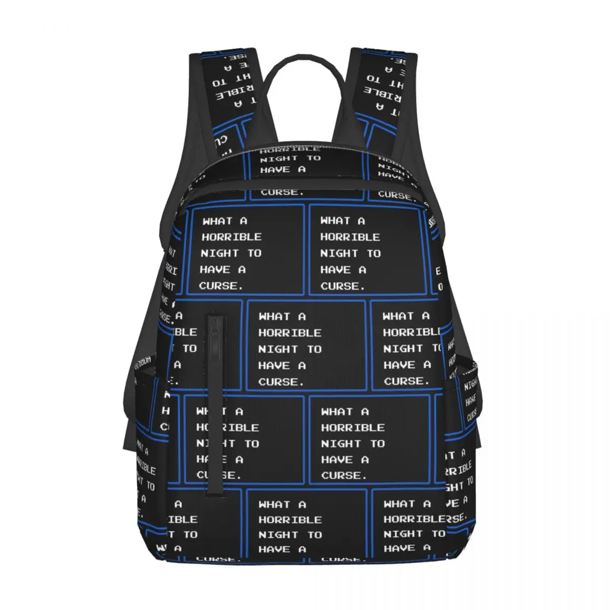 What A Horrible Night To Have A Curse Castlevania Game Backpack Daypack Children BookBag School Bag Shoulder Bags for Men Women