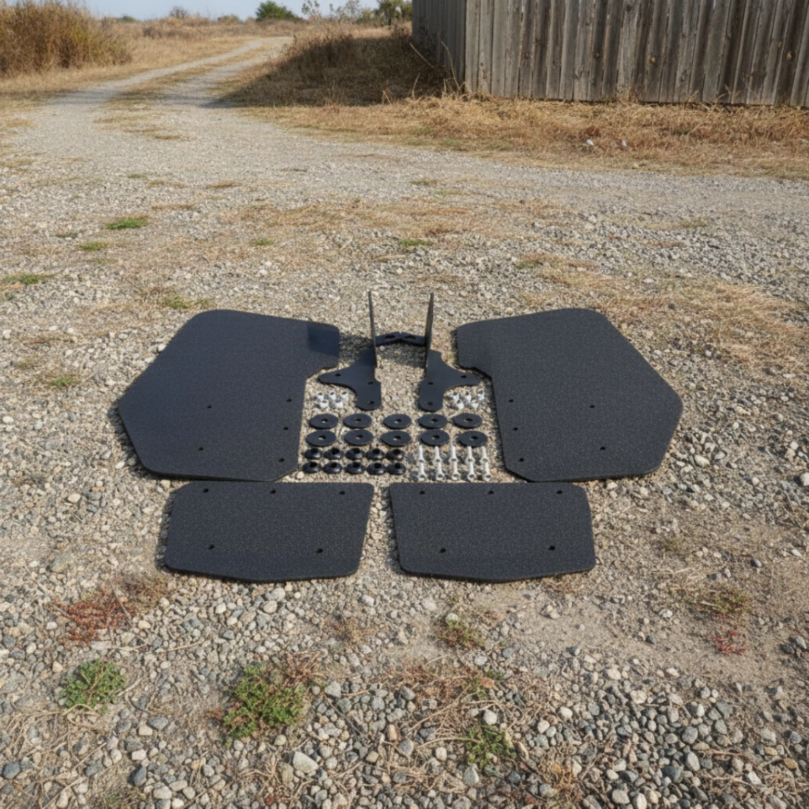 Rear Arm Guard with Mounting Hardware Textured Mud Flap Guard Kit Mud Flap with Mounting Hardware Sturdy Guard Guards Sturdy
