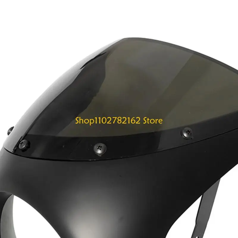 

547B Windshield Fairing Easy Installation Motorcycle Headlight Windshield Wind Deflector Replacement Part Motorbike Accessory