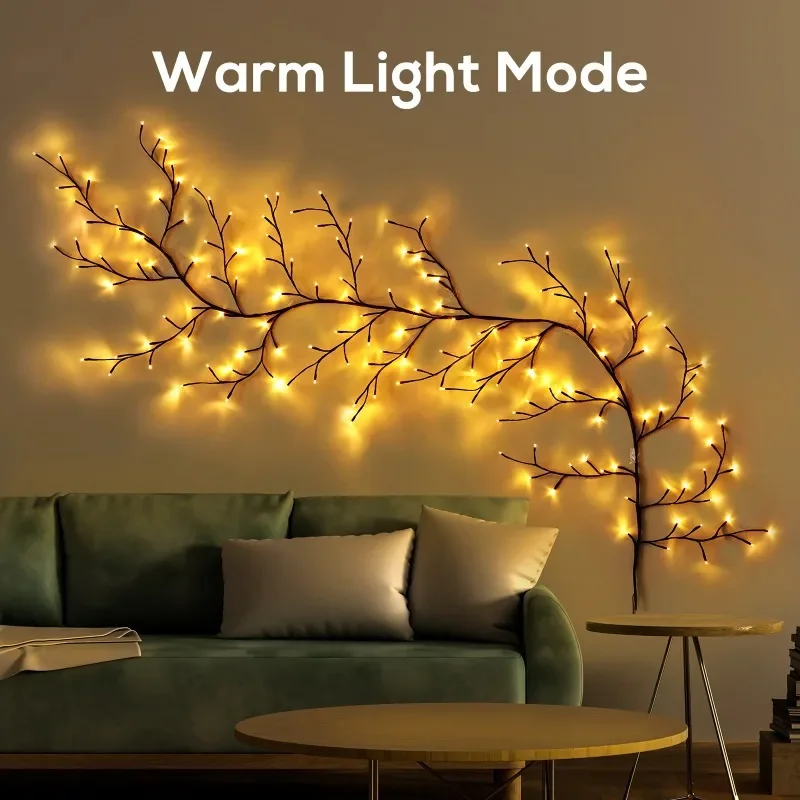 USB Powered Tree Strips Light 8 Modes Fairy Tale Tree Branch Bedroom  Christmas Valentine Gift for Wedding Party Garden Lighting