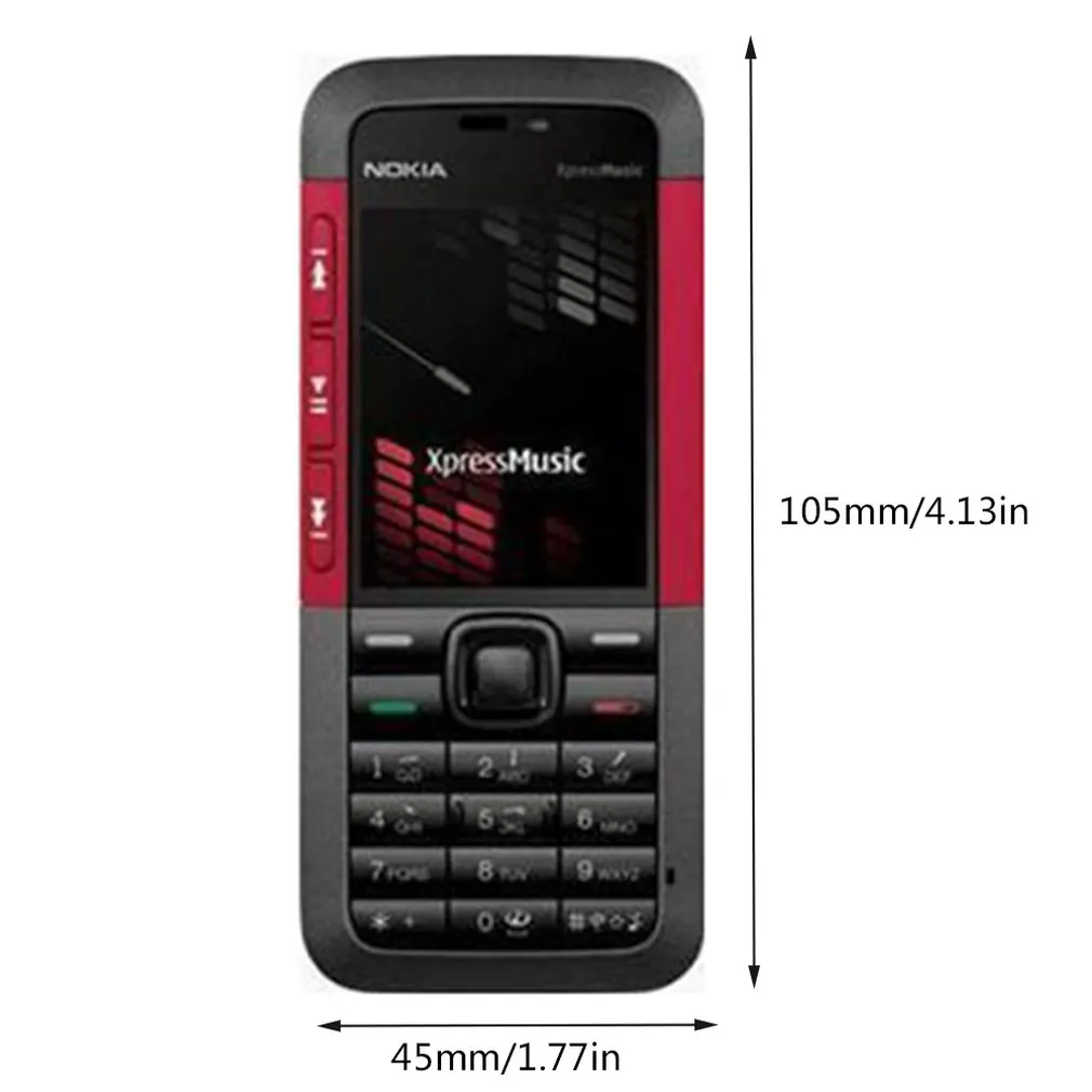 노키아용 초박형 휴대폰, 노키아 5310Xm C2 Gsm/Wcdma 3.15Mp 카메라, 3G 휴대폰, 어린이 키보드 폰