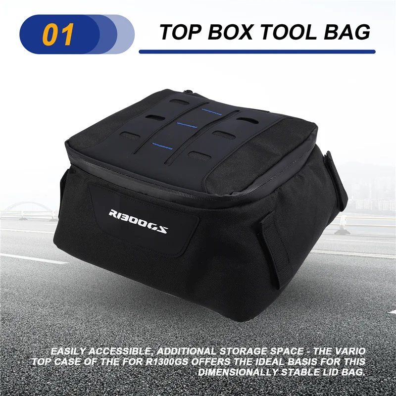 

Compact Motorcycle Accessories Top Box Waterproof Travel Tool Bag Top Case Cover Bag For BMW R1300GS R 1300 GS 2023-2024