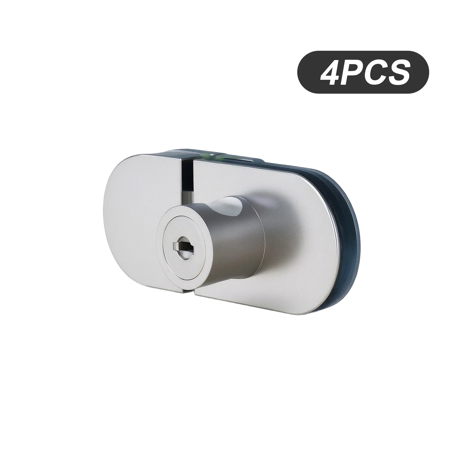 Display Cabinet Sliding Lock for Glass - 2 Piece Set with Smooth Action and Stable Engagement on Glass Surfaces