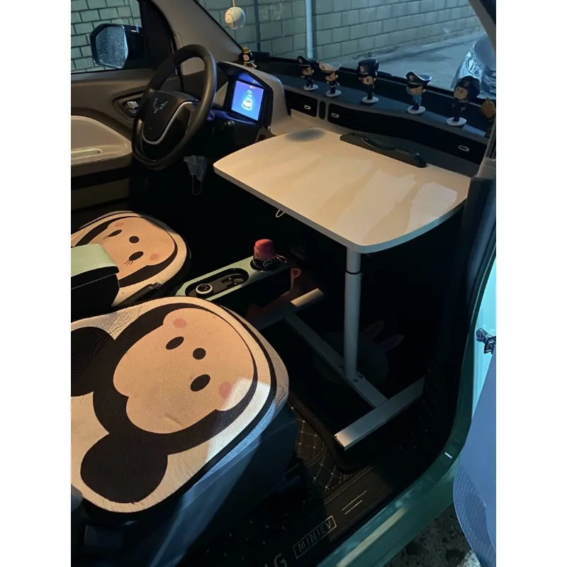 Car-mounted small table folding computer bracket for car writing desk in the back seat of the car rear dining table.