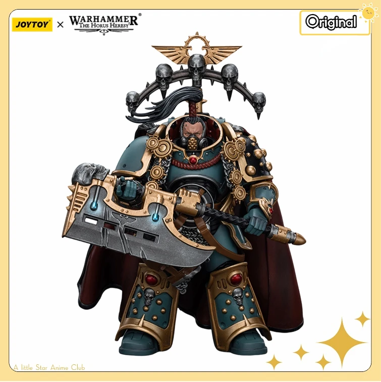 

【Pre Sale】JOYTOY 1/18 Action Figure Warhammer The Horus Heresy Sons of Horus Legion Praetor with Power Ax Toy