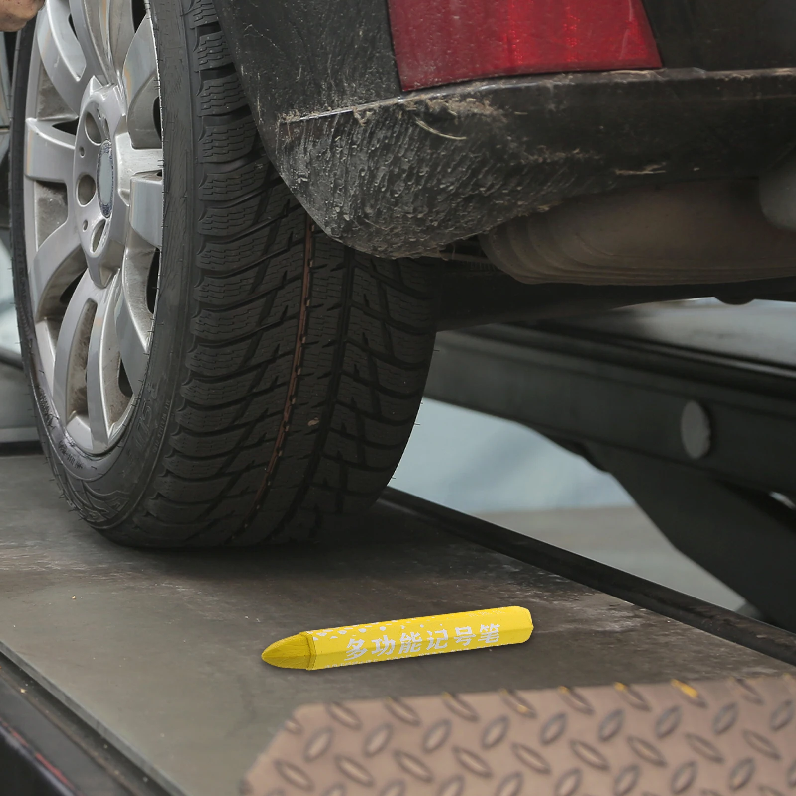 

5 pcs Tire Marker Pen Crayons Yellow White Red Wax Material Car Bicycle Motorcycle Tire Repair Efficient Maintenance Long