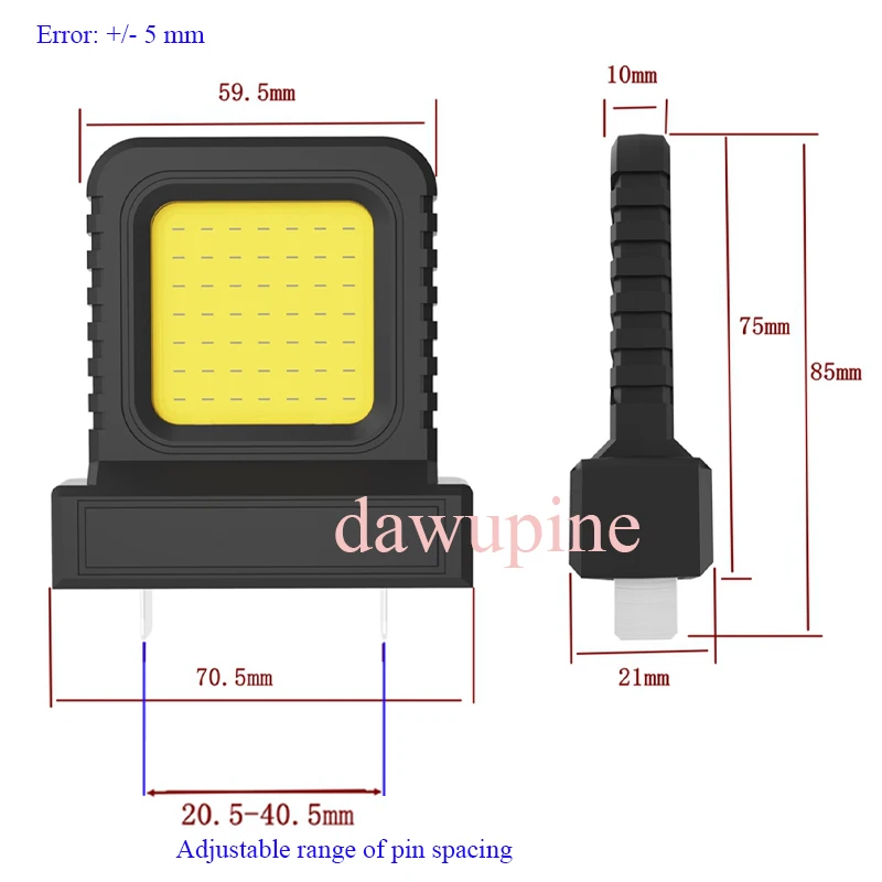 Power Tool Accessories Parts For Makita 18V For DeWALT 20V For Milwaukee For Bosch For M18 Lithium Battery Case Work Lamp Lights