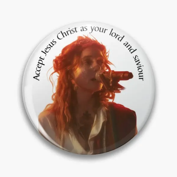 Accept Jesus Christ Julien Baker As Yo  Soft Button Pin Cartoon Cute Metal Collar Brooch Lapel Pin Badge Creative Lover Hat