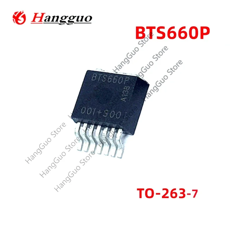 

10PCS/LOT BTS660P BTS660 TO-263-7 IC transistor 44A/62V Smart Power Switch Transistor