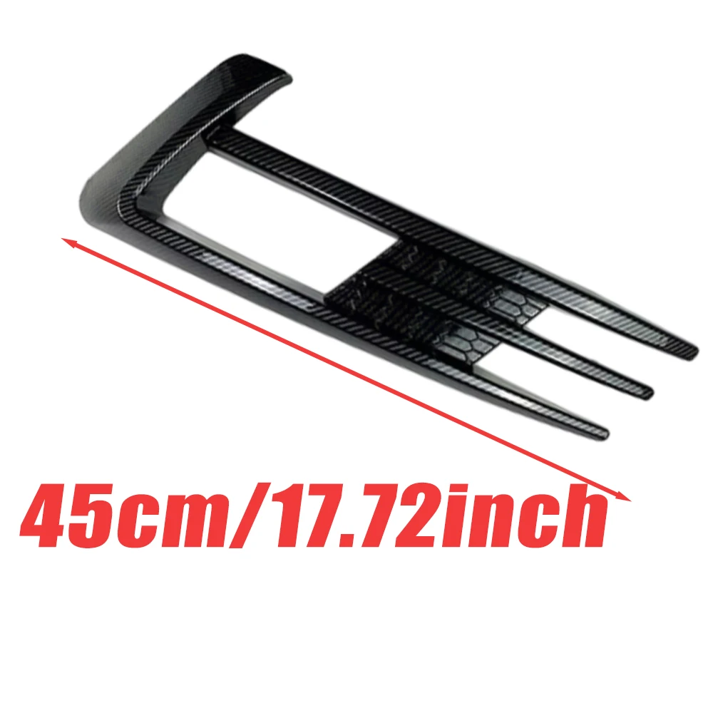 2pcs Front Bumper Spoiler Cover Trim Fog Light Lamp Cover Bumper Grille Trim for VW Golf 7 MK7 2013-2016