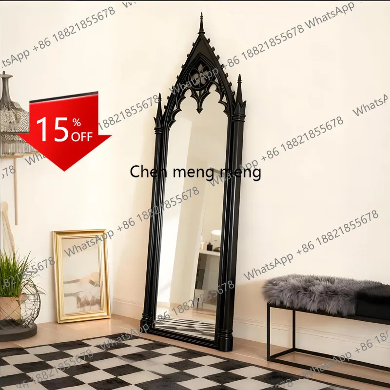 Q178 Eris magic mirror medieval full-body floor mirror French retro European full-length mirror