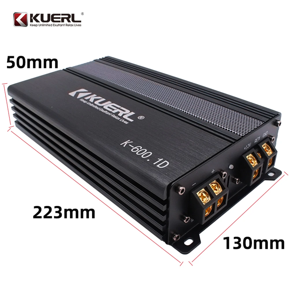 New Model 1 Channel Digital Power Auto  Amplifier 600W Monoblock Class D Amplifier for Car