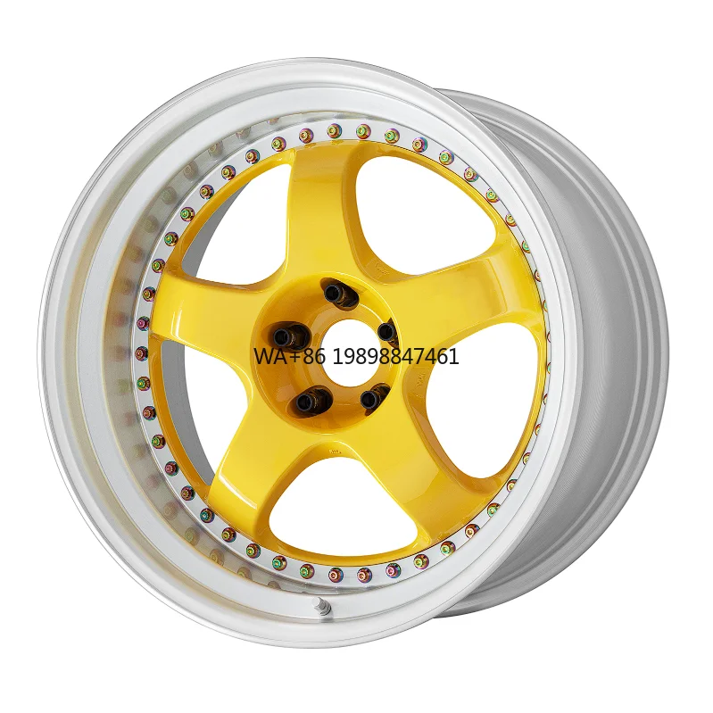 

for Inch Forged Customizable 18-26 Inch Forged WorkS13p Aluminum Alloy Wheels Fully Bright Painted 3Piece