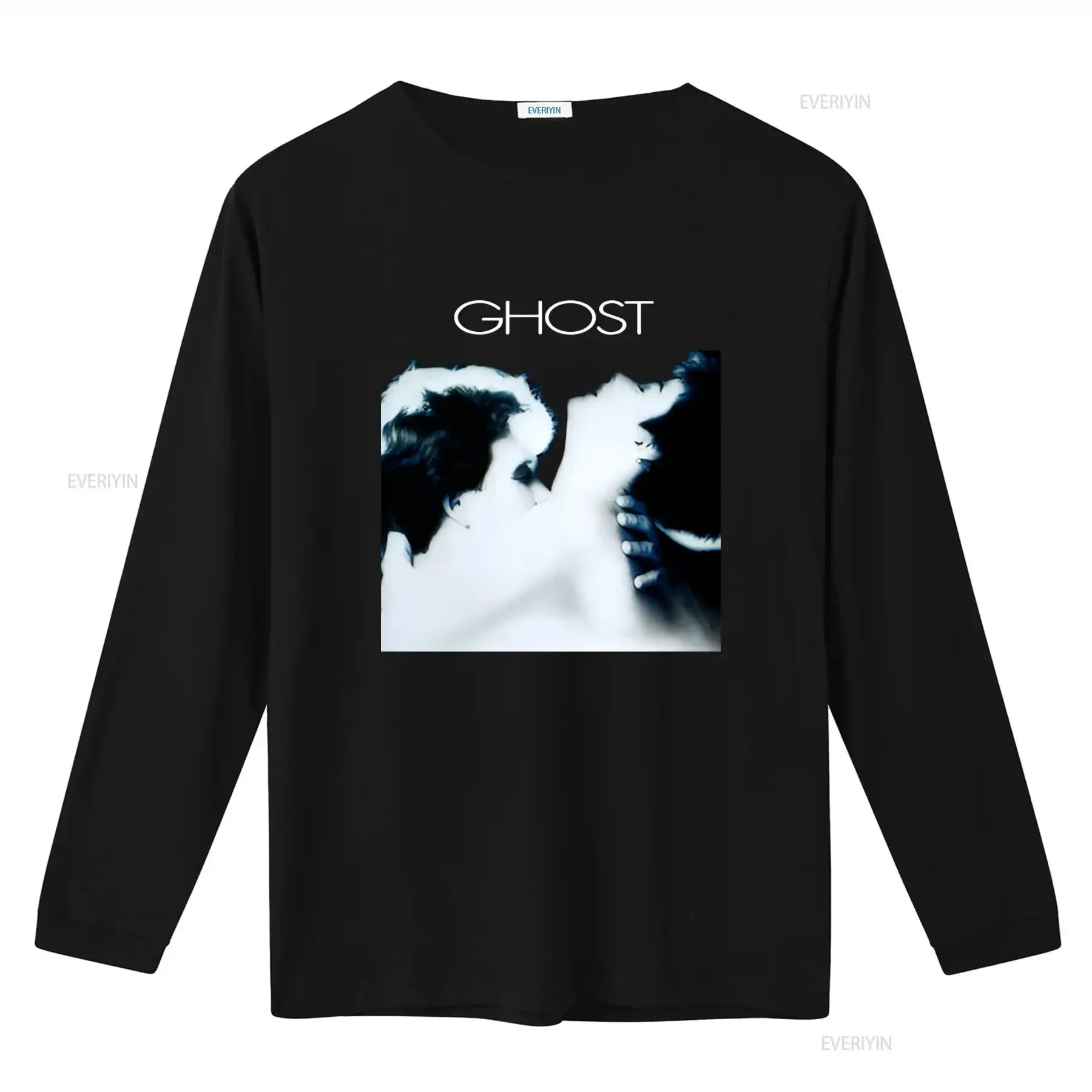 Ghost Swayze Moore 90's Retro Romance Movie T Shirt Stylish Nostalgic vintage Washed Top For Everyday Wear Breathable Soft