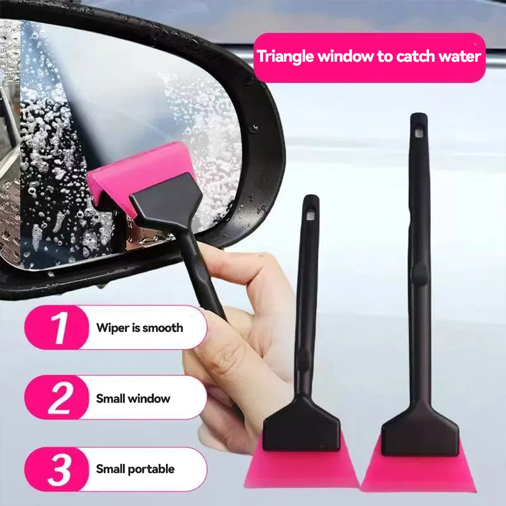 Window Tinting Tool Quarter Window Small Rubber Squeegee Kit for Car Front Windows Rear Glass Cleaning Film Installation Scraper