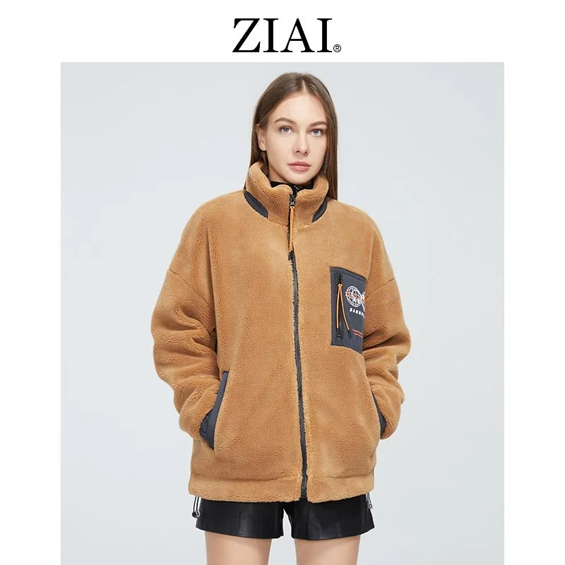 Astrid 2024 neue Plüsch Mantel Frauen Frühling Herbst Kunst pelz Lamm Wolle Mantel weibliche Fleece Teddy Jacke verdickte Wärme ZN-T112