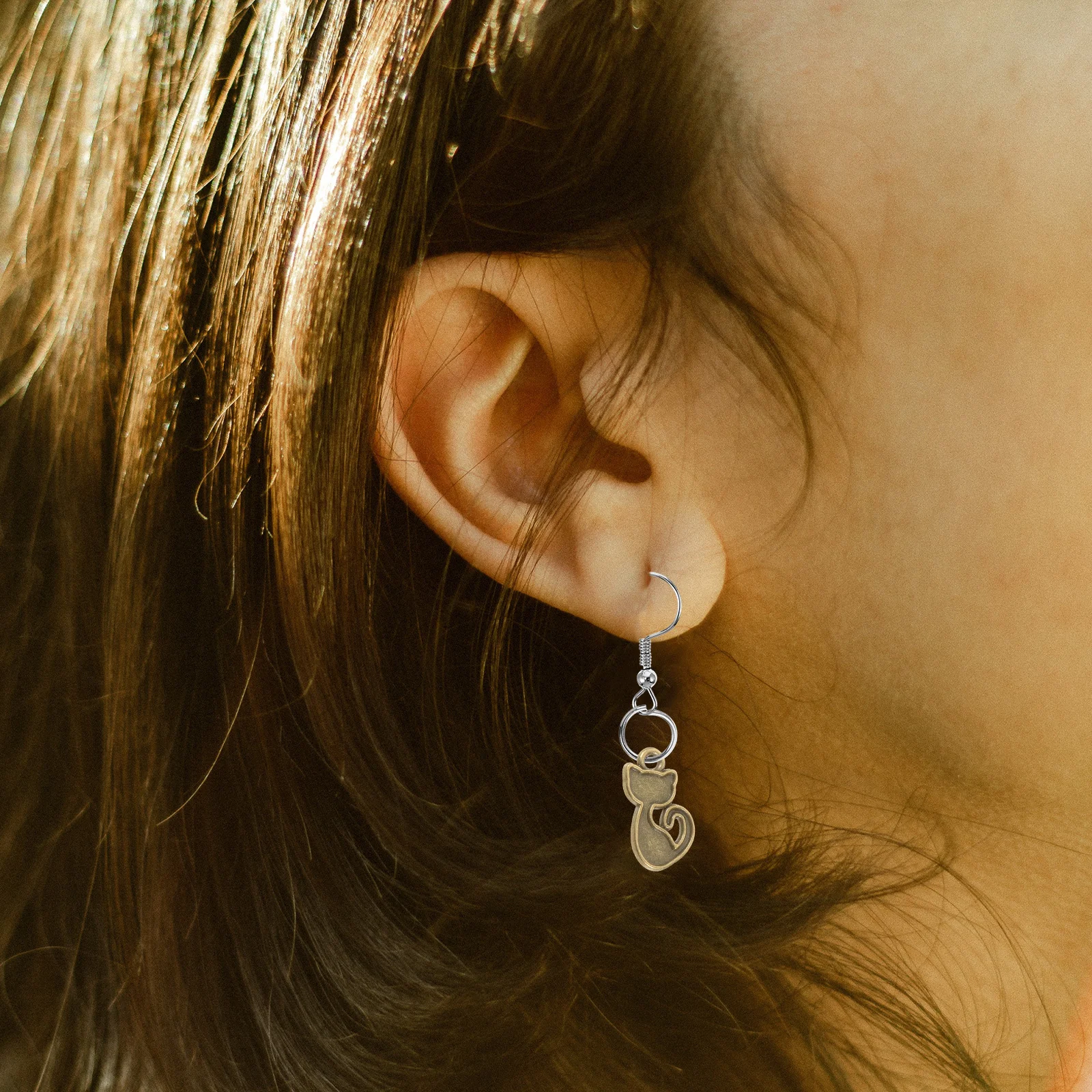 

100Pcs Small Cat Charms Pendant Retro Alloy Charms for DIY Necklace Bracelet Earrings Handmade Accessories Decors