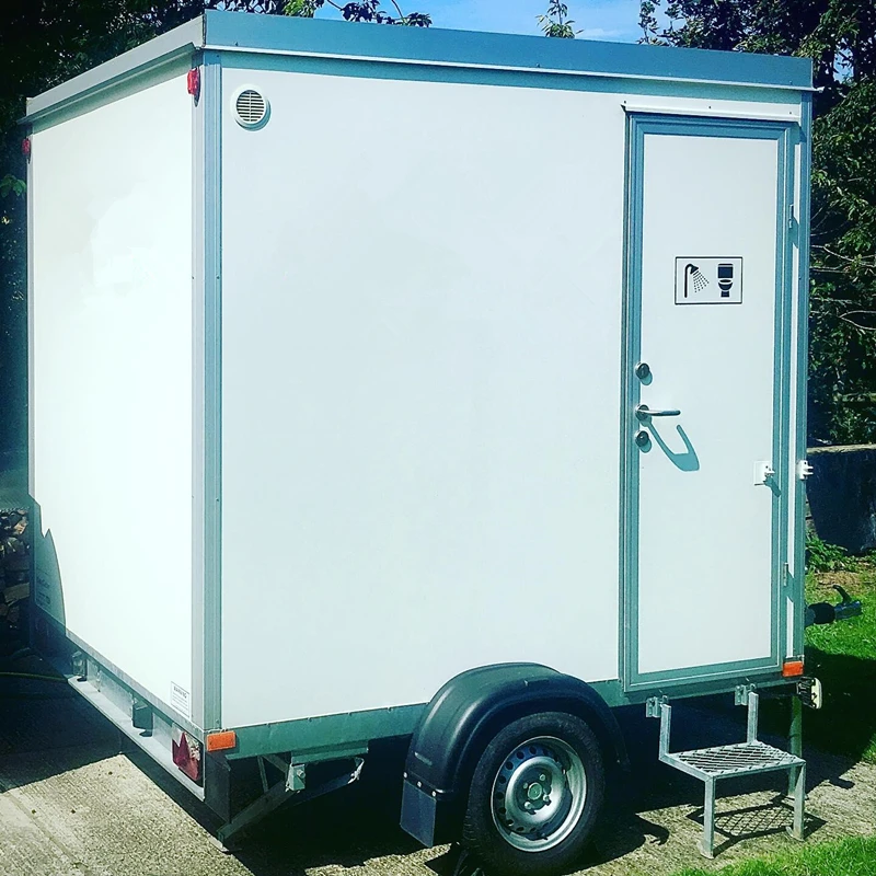 Commercial Large Toilet On Wheels Man Woman Individual Private Rest Room Wash Basin Luxury Furniture Mobile Trailer