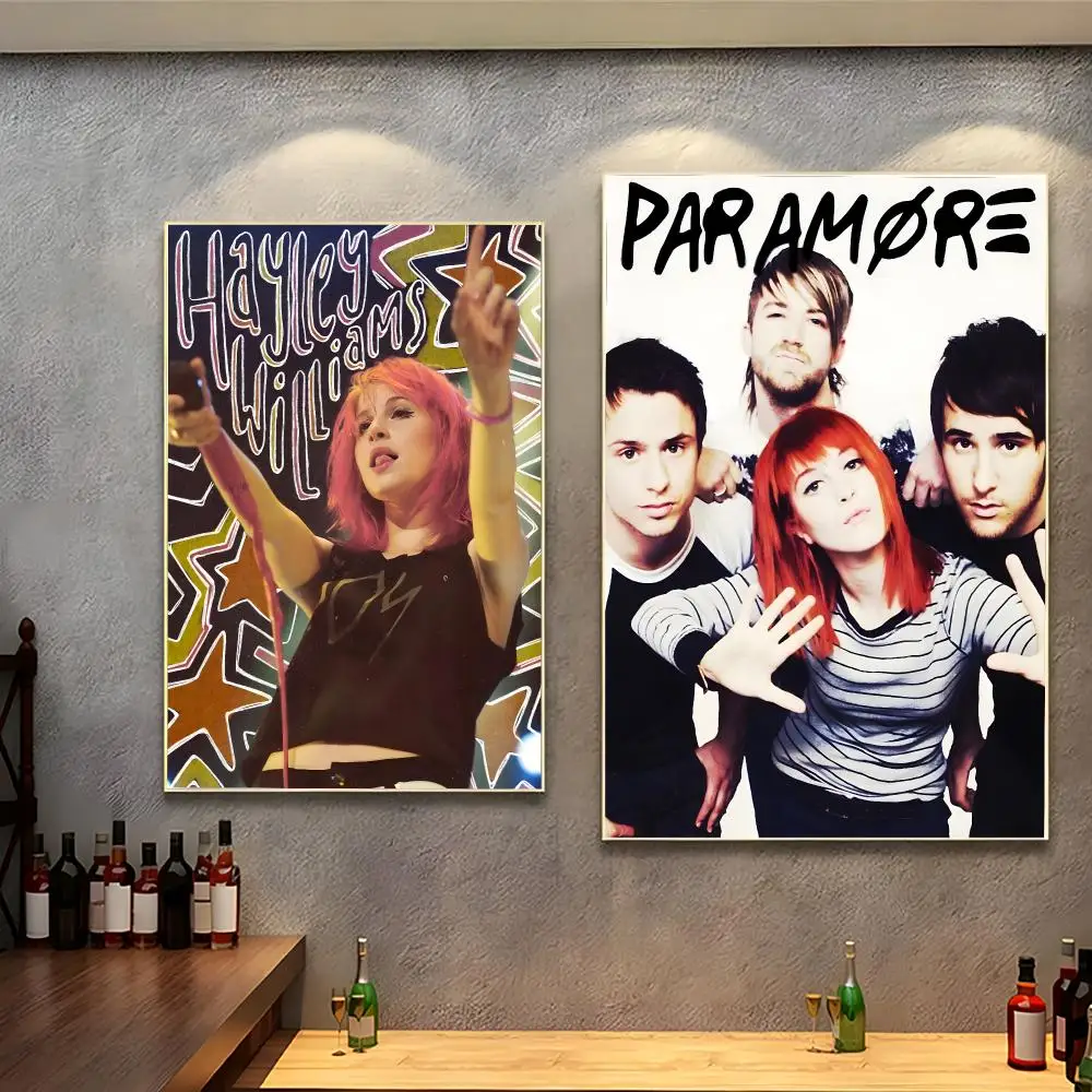 Pop punk band Paramore Poster Peel And Stick Indoor Bedroom Wall Decor Aesthetic Gift