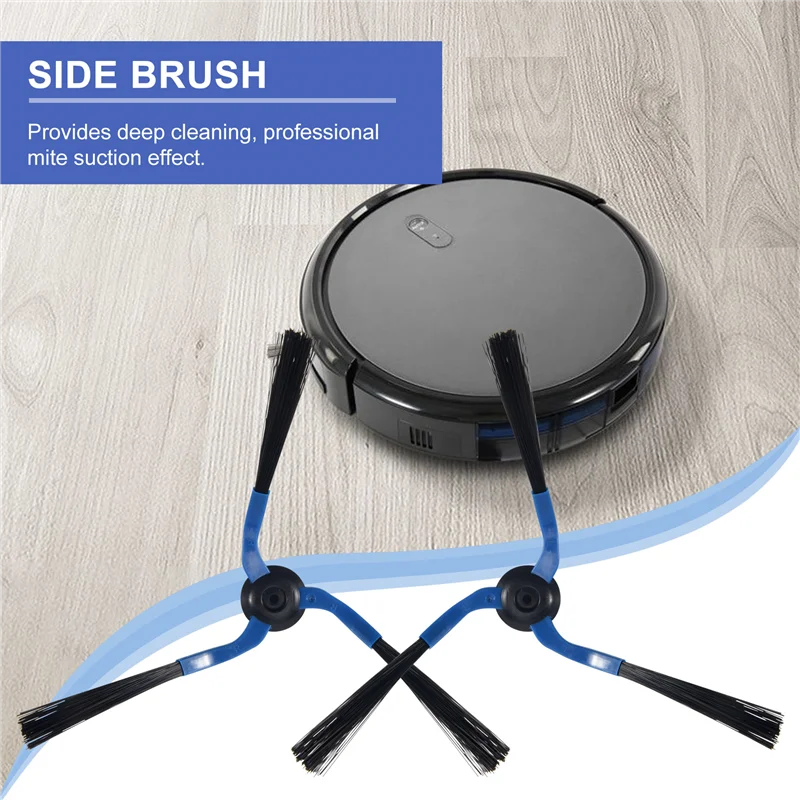 

A35R 4 Pieces 3 Arm Side Brush Suitable For Smart Sweeping Robot Vacuum Cleaner Replacement