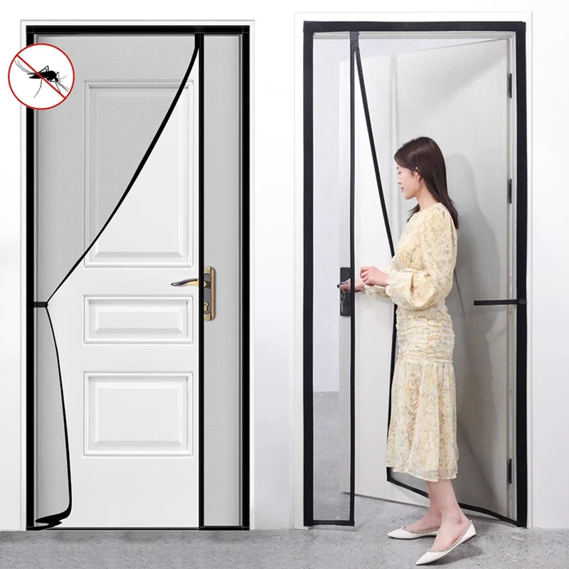 

Magnetic side door mosquito net,summer invisible mosquito net，custom sized curtains,door screen window，anti mosquito window net