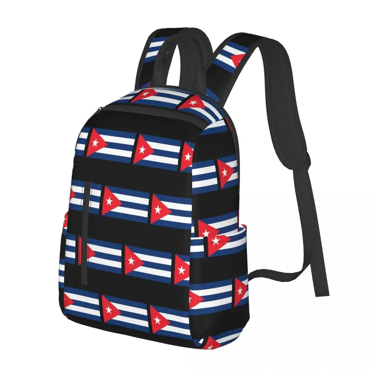 Cuba Cuban National Flag Student Backpack School Bag Hiking Travel Daypack for Men Women Bookbag Shoulder Bags