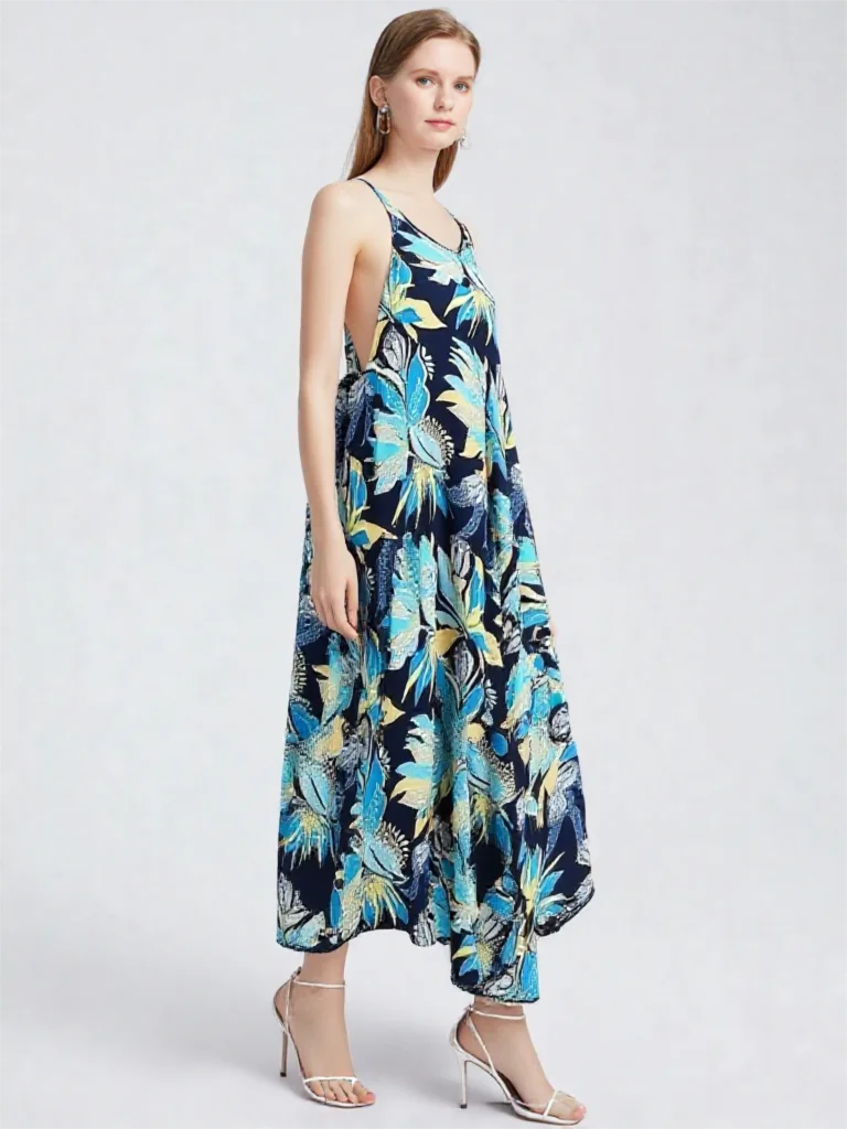 Women Summer Dress Tropical Fl - đánh giá và giá Sundress Midi Floral