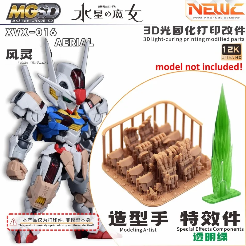 NewC Modeling Artist Hand Special Effects Components Outer Shell Modification Part Model DIY Accessories for MGSD XVX‑016 Aerial