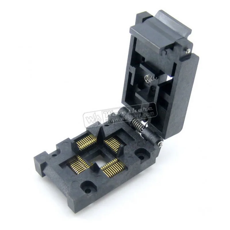 Makerseek FPQ-44-0.8-16A SKU 3548 Waveshare FPQ 44 0.8 16A, Test  Burn in Socket,