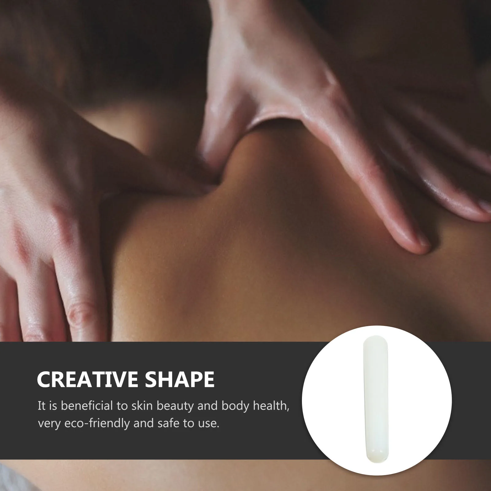 

1 шт., массажная хрустальная палочка для омоложения кожи лица и улучшения кровообращения, роликовая палочка для лица для релаксации и