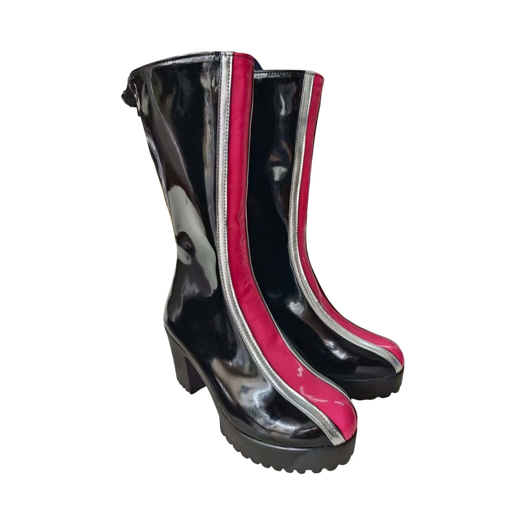 KPop Demon Hunters Rumi Cosplay Kostium Buty Ręcznie Robione Sztuczne Skórzane Botki Anime Karnawał Impreza Halloween