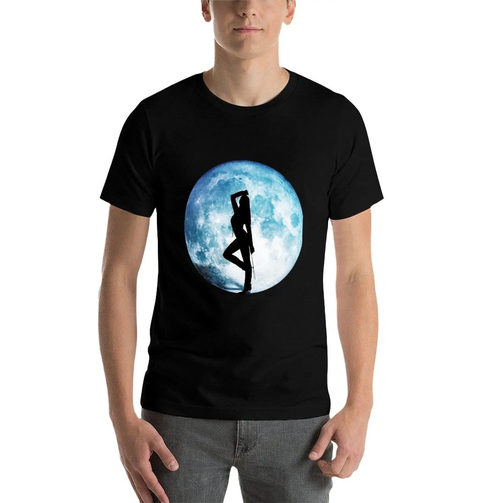 

Blue Moon, Dua! T-Shirt man t shirts for men casual cotton t shirt pack cotton t shirt man T-Shirt