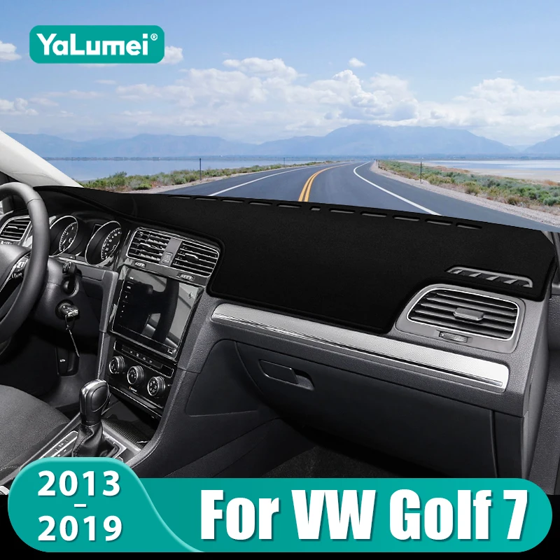 

Для Volkswagen VW Golf 7 MK7 2013 2014 2015 2016 2017 2018 2019 крышка приборной панели автомобиля коврик для приборной панели солнцезащитный козырек нескользящая накладка аксессуары
