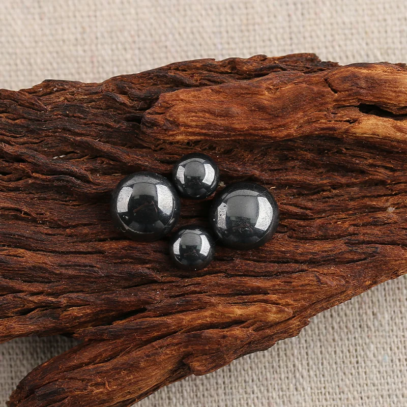 B&F 4PCS Hematite Earring Beads for Jewelry Making, Handmade Natural stones beads, Stones for  Supplies