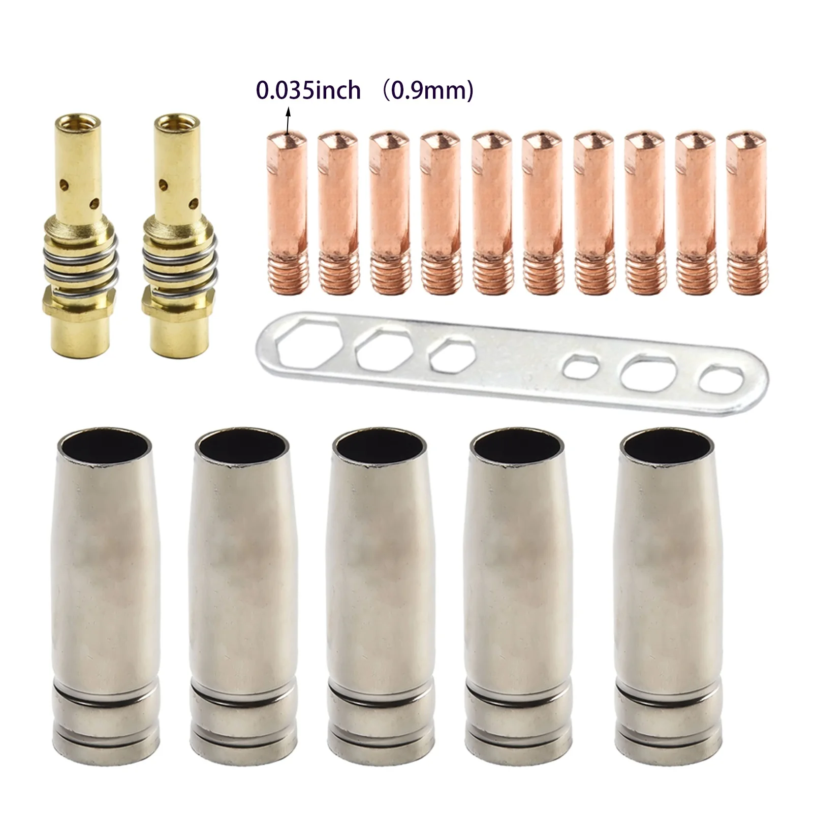 Accessories Contact Tip MB Gas Nozzle Plate AK Contact Tip Difuser MB Shield Cup Tips Holder Conductive Nozzle