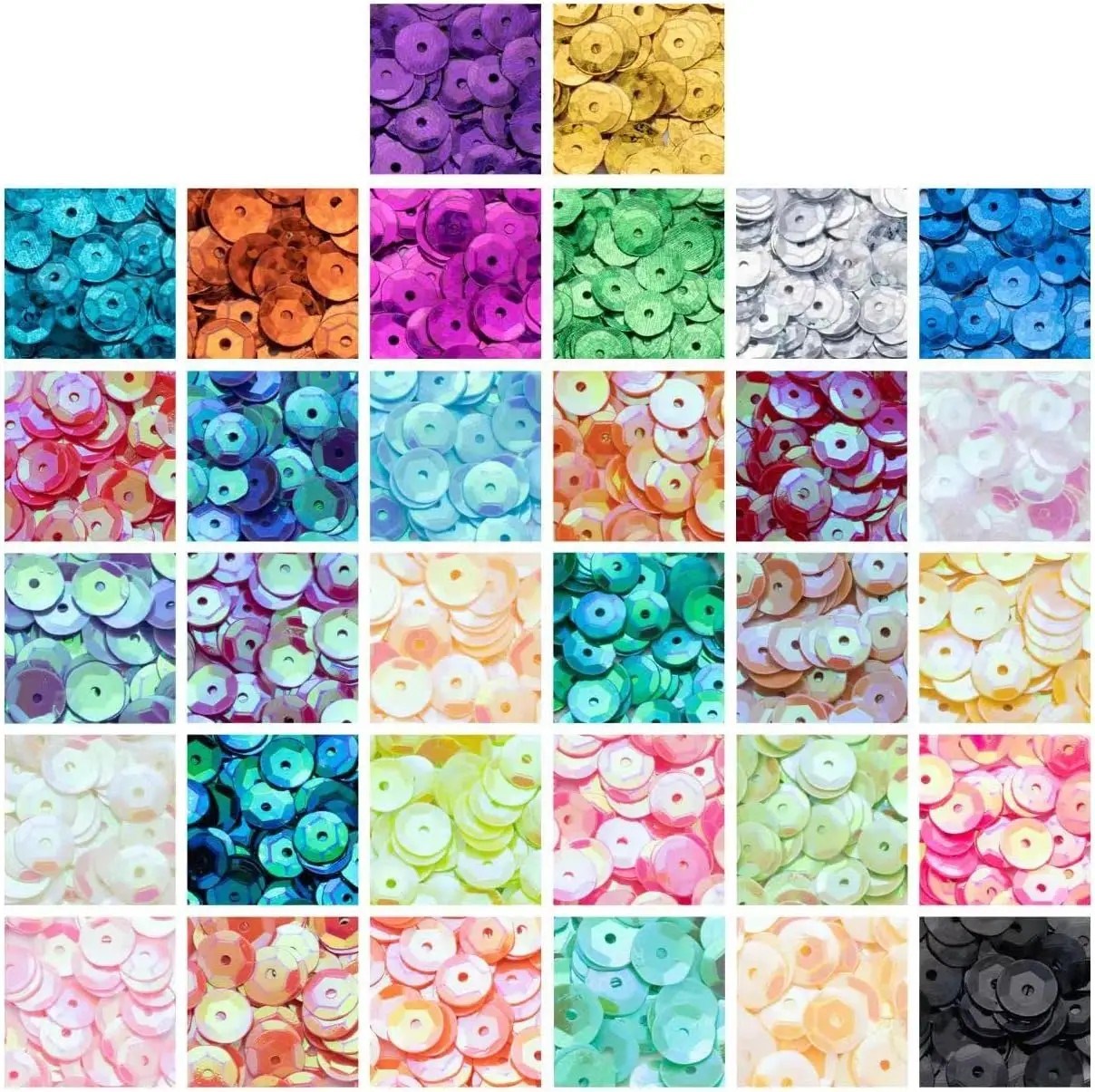 2mm 3mm 4mm Round Loose Sequins PVC Sequin DIY Spangles Crafts For Sewing Clothes Accessory Decoration Lentejuelas